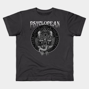 Psyclopean - Lovecraft, Mythos, Dark Ambient, Cthulhu, Occult, Magick, Horror, Ritual, Elder, Ancient Kids T-Shirt